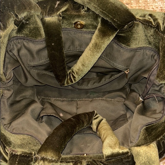 Anthropologie Sage Green Fabric Bag - Picture 9 of 9